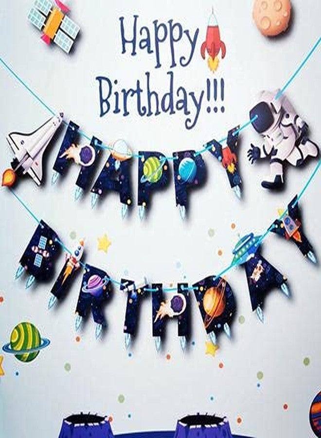 PartySutra -Cloud and Moon Birthday Cake Topper 9Pcs Blue, Exclusive Toppers Item kit for Boys Kids Half, 1st, 2nd,3rd Theme Suppliers/Decorations Items/6 Month Cakes Decor/ Cake Smash Decoration
